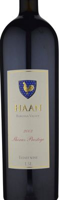 Haan Wines Hanenhof Vineyards Prestige Shiraz