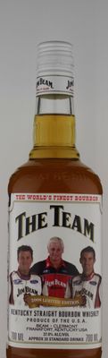 Jim Beam The Team Limited Edition Sour Mash Bourbon Whiskey Original Presentation Box
