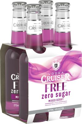 Vodka Cruiser Sugar Free Berry