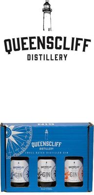 Queenscliff Distillery Small Batched Distilled Gin Gift Pack 3 x