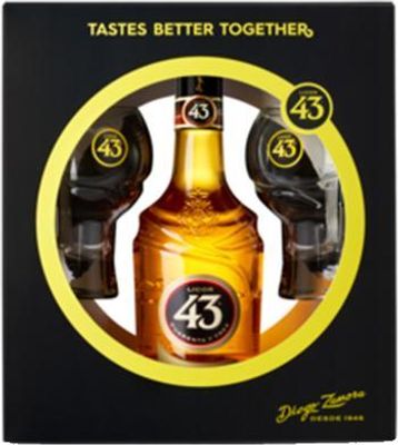Licor 43 Spanish liqueur with 2 glasses Gift Pack
