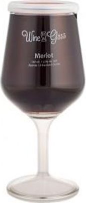 Wine in a Glass Merlot  187ml (with detachable stem) 12 Glasses