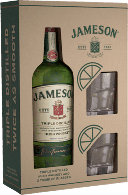 Jameson Glasses Gift Pack Irish Whiskey
