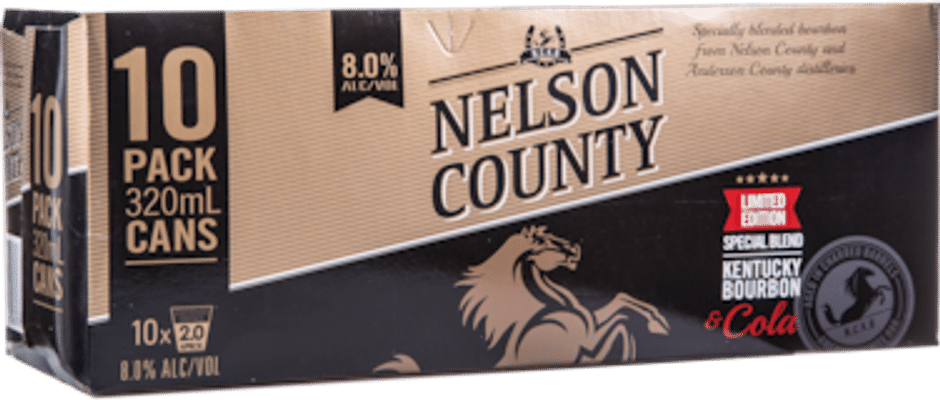 County Bourbon & Cola 8% Cans