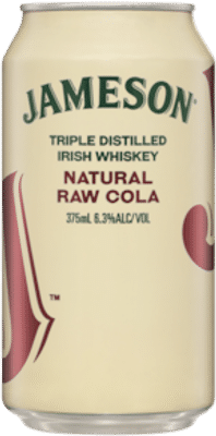 Jameson Irish Whiskey & Natural Raw Cola Cans