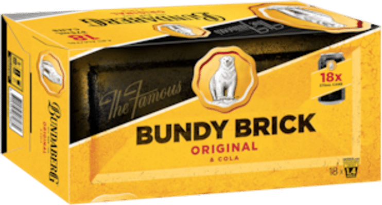Bundaberg Original Rum & Cola Cans 375mL