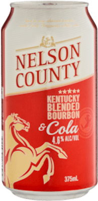 County Bourbon & Cola Cans 10 Pack 375mL