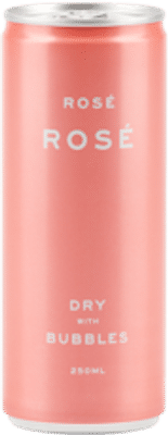Rose Rose Dry with Bubbles Cans 250mL