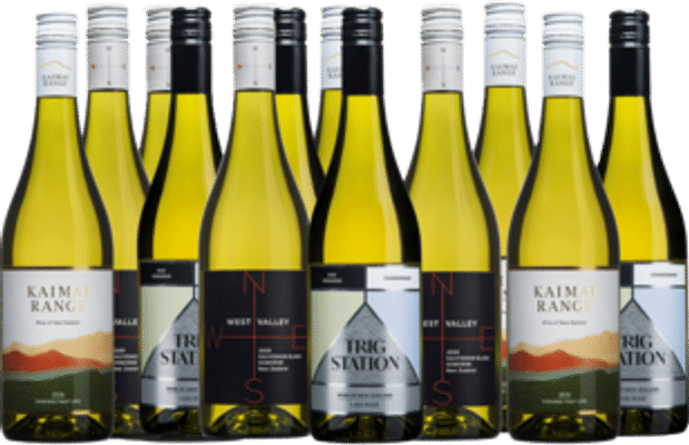 The best of mixed pack Sauvignon Blanc Pinot Gris Chardonnay