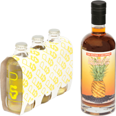 That Boutique-y Gin Company & PS Soda Spit Roasted Pineapple Gin 700mL & PS Soda Smoked Lemonade 330mL 3 Pack