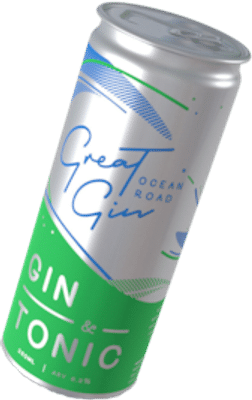 Great Ocean Road Gin & Tonic can
