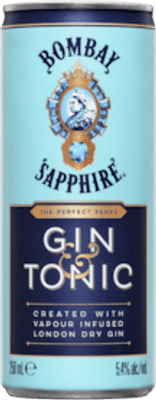 Bombay Sapphire Gin & Tonic 10 Pack Cans