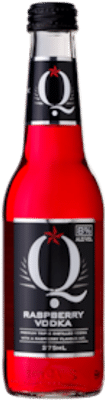Q Vodka Raspberry Bottles 275mL