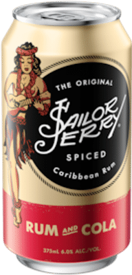 Sailor Jerry Spiced Rum & Cola 10X3