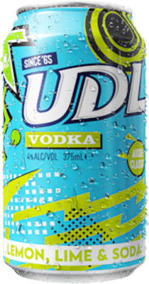 UDL Vodka & Lemon Lime Soda