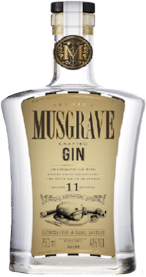 Musgrave 11 Botanicals Gin 43% ABV 750mL Kosher Certified