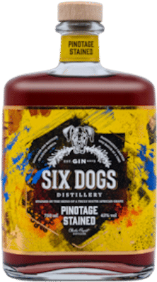 Six Dogs Gin Pinotage Stained