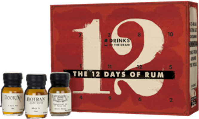 Drinks by the Dram 12 Days of Rum Advent Calendar